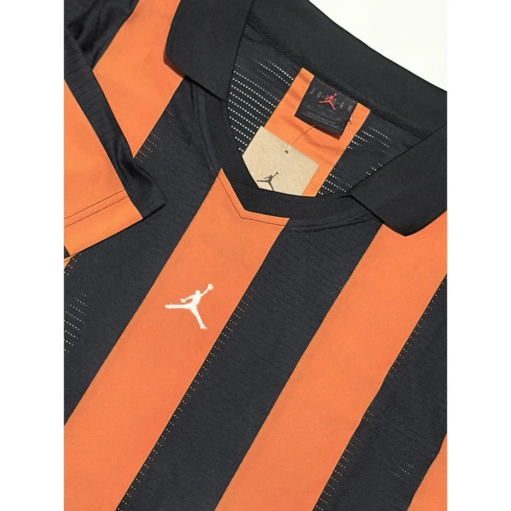Nike Jordan Brooklyn Collegiate Goalie Shirt Mens XL Black Orange HV0107-010